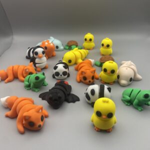 🎁 Fidget Toy Mix Box – 5x, 10x oder 20x Überraschung | Flexible 3D Tiere | Anti Stress Toys